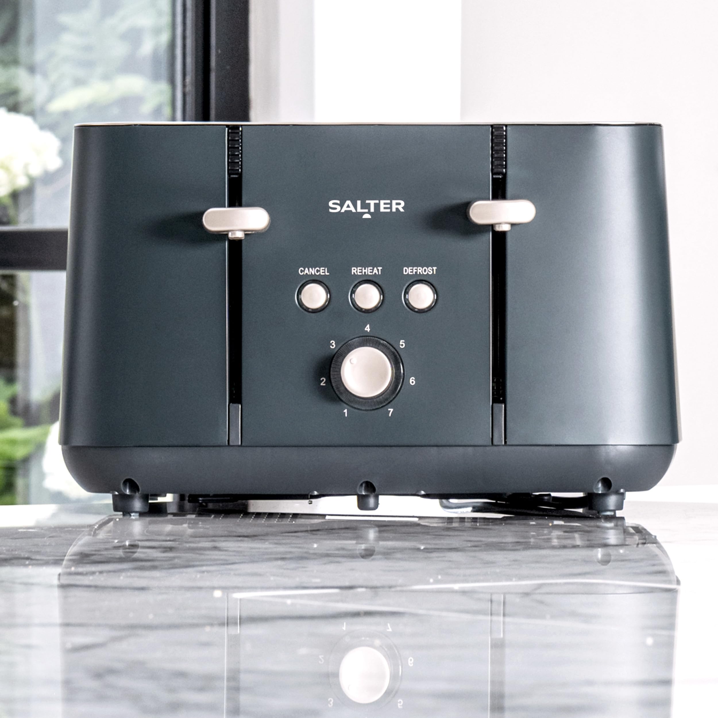 Salter Marino Kettle and Toaster Set – 1.7L Fast Boil & 4-Slice Toaster