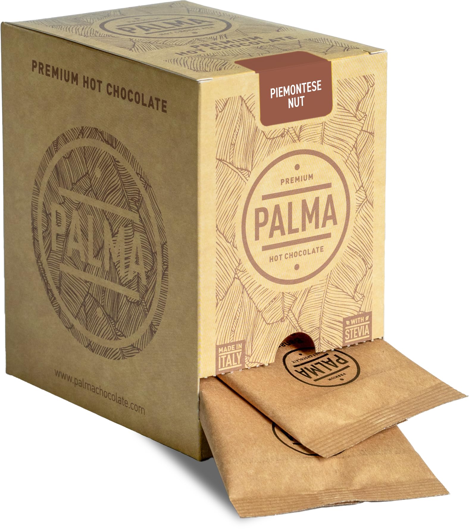 PALMA Piemontese Nut Italian Hot Chocolate - 500g Gourmet Cocoa