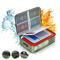 Revolex Fireproof & Waterproof A4 Document Bag with Lock - 20 Pouches