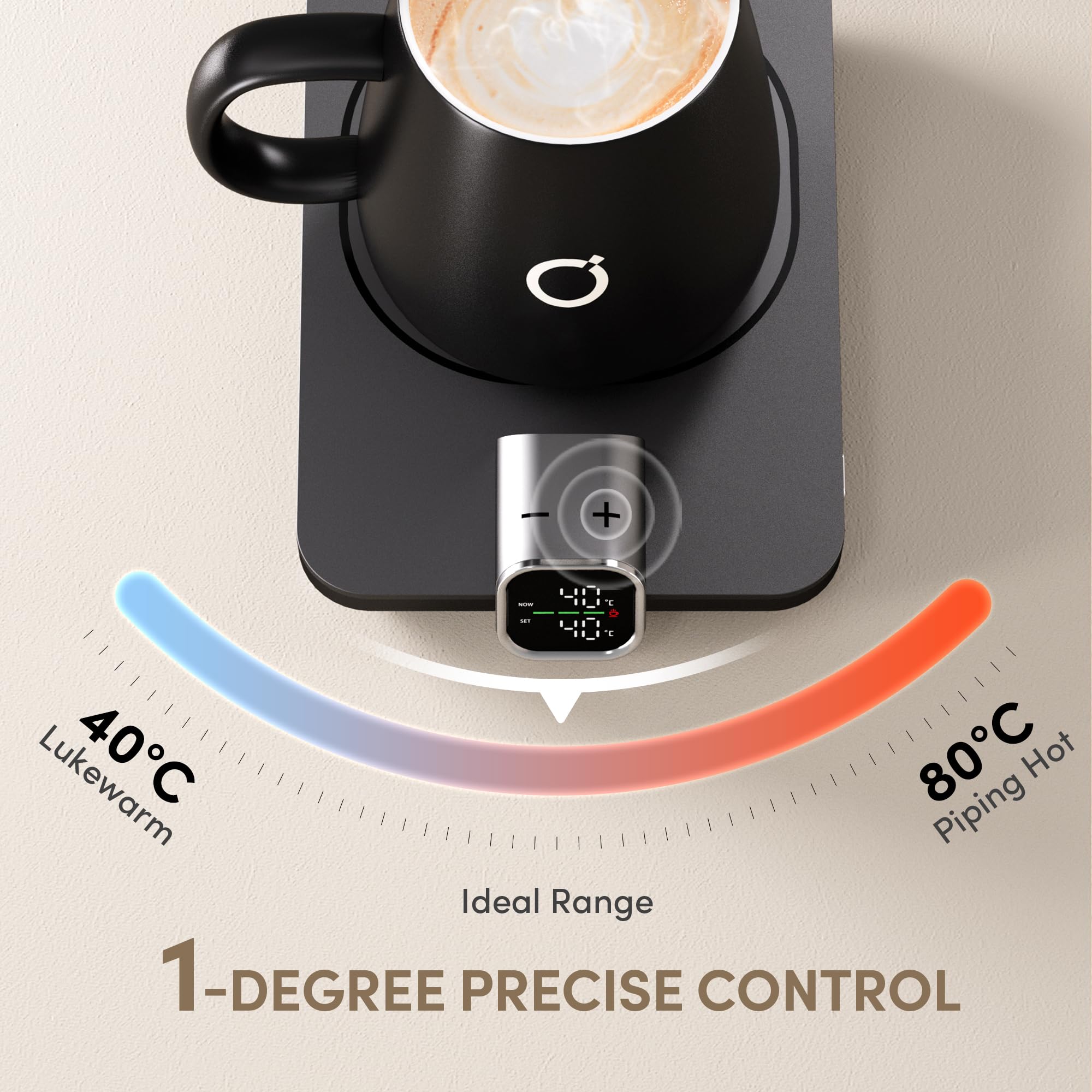 ikago Smart Coffee Mug Warmer Set | Precise Temp Control & Auto Shut Off