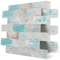 Dewoo Teal Peel and Stick Wall Tiles – 20-Pack Kitchen Backsplash Tiles