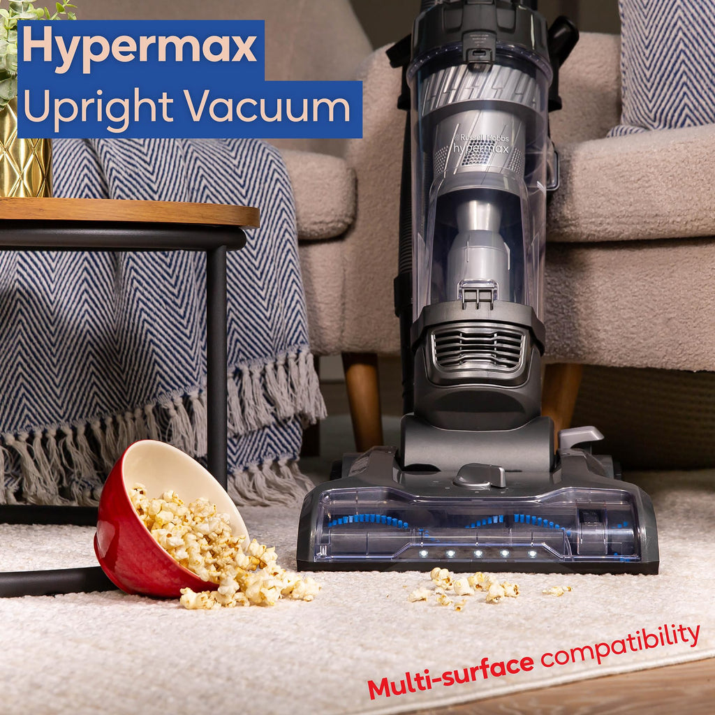 Russell Hobbs Hypermax Upright Vacuum – 4L Multi-Cyclonic Pet Cleaner
