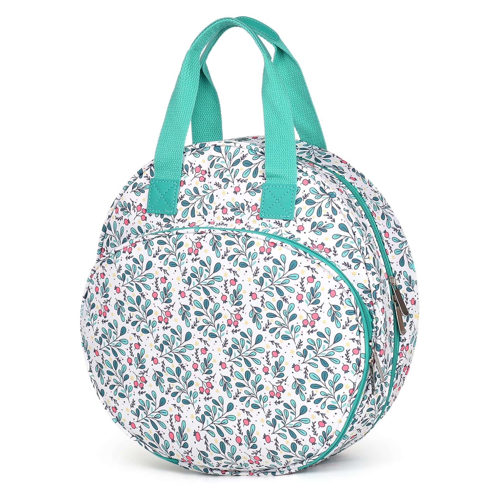 Coopay Round Embroidery Storage Bag – Portable Oxford Cross Stitch Tote