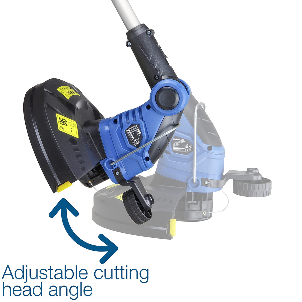 Hyundai 600W Electric Grass Trimmer & Lawn Edger – 30cm Cutting Width
