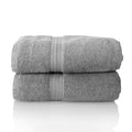 Glart Premium Cotton Sauna Towels – 2-Pack, 70x200cm, Platinum Grey