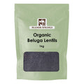 Manor Springs Organic Black Beluga Lentils – 1kg Plant-Based Protein