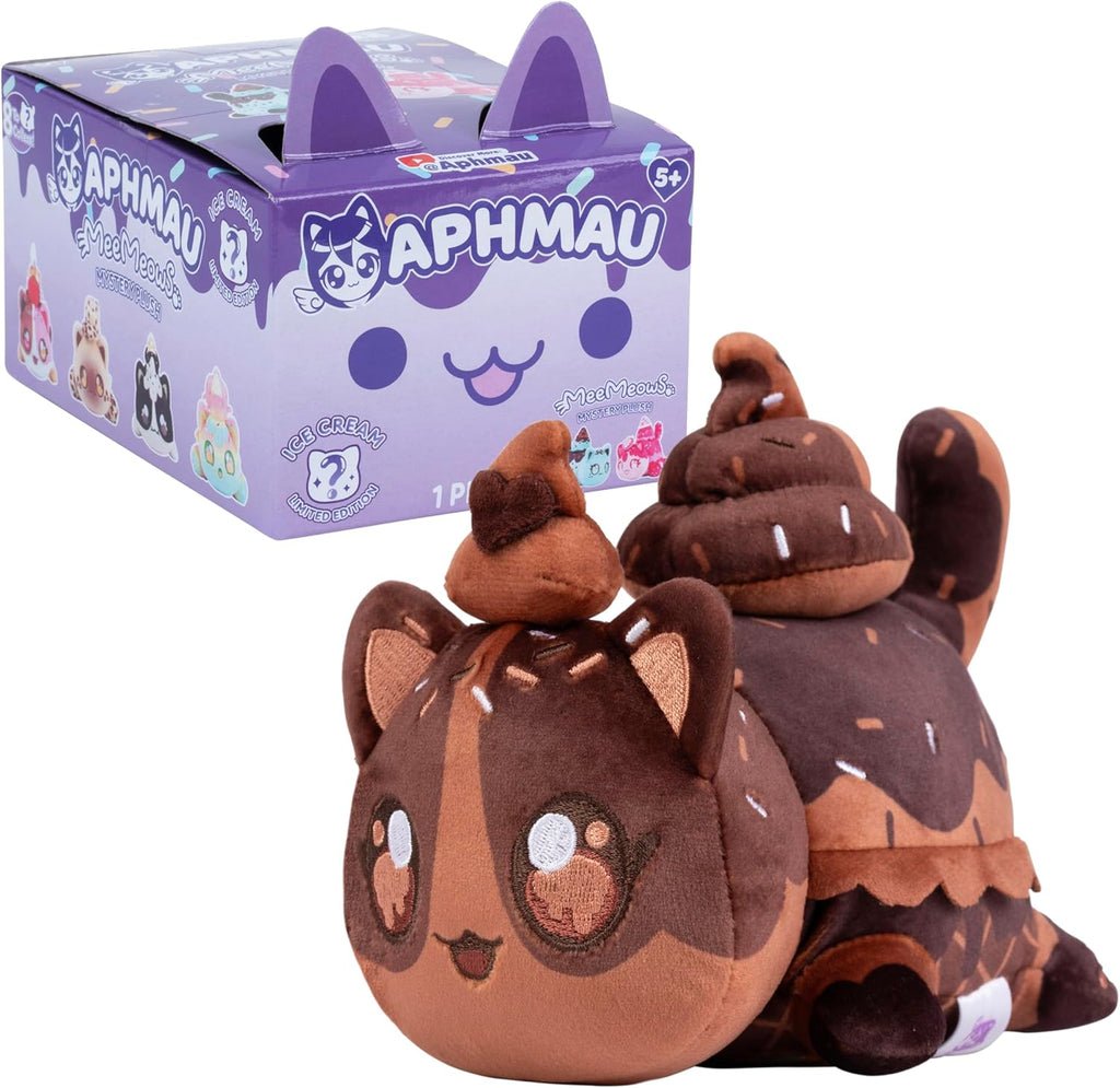 Aphmau MeeMeows Ice Cream Friends 6-inch Mystery Plush Cat Toy