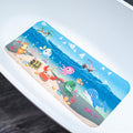BOPPIE Kids Non-Slip Bathtub Mat – Dinosaur Cartoon PVC Shower Mat