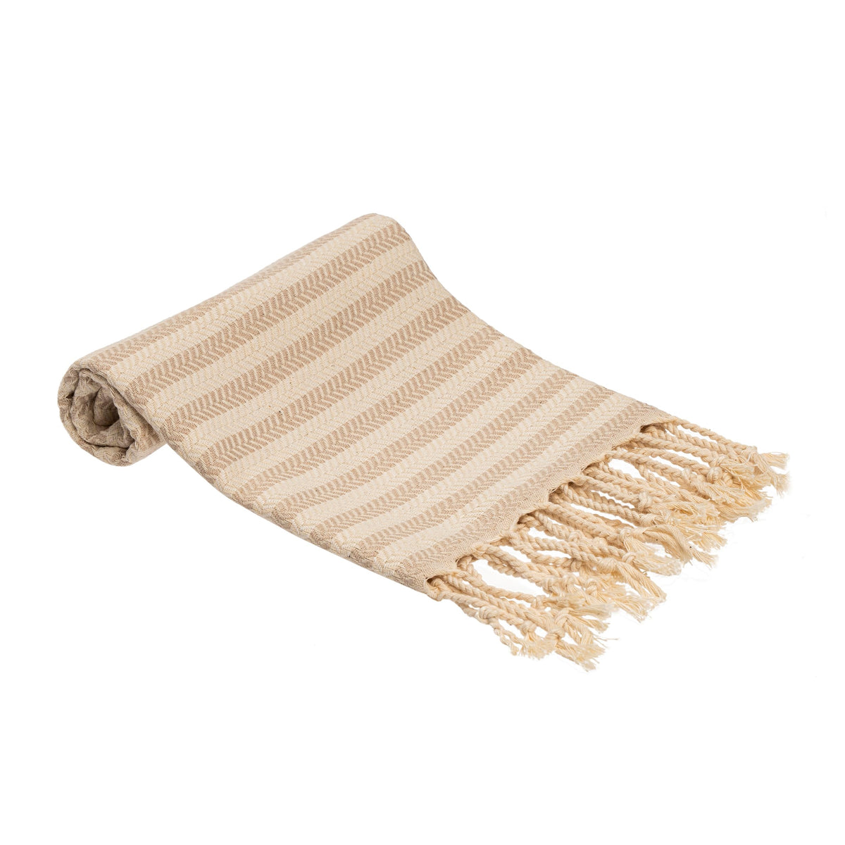 Blue Beach Turkish Towel Striped - 90 x180cm Large Turkish Hammam Peshtemal Towel - Super Absorbent, Quick Dry, Lightweight - image 2