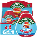 Robinsons Mini Summer Fruits Concentrated Squash - Sugar Free - 6 x 66ml