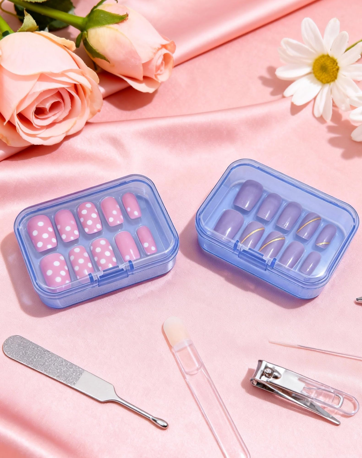 Forever bene 30 Blue Mini Parts Boxes with Lids, 30 Pieces, Blue, each piece measures 6,5 × 4,5 × 2 cm - image 3