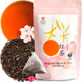 Yamasan Kyoto Uji Sakura Black Tea – Japanese Wakocha (15 Tea Bags)