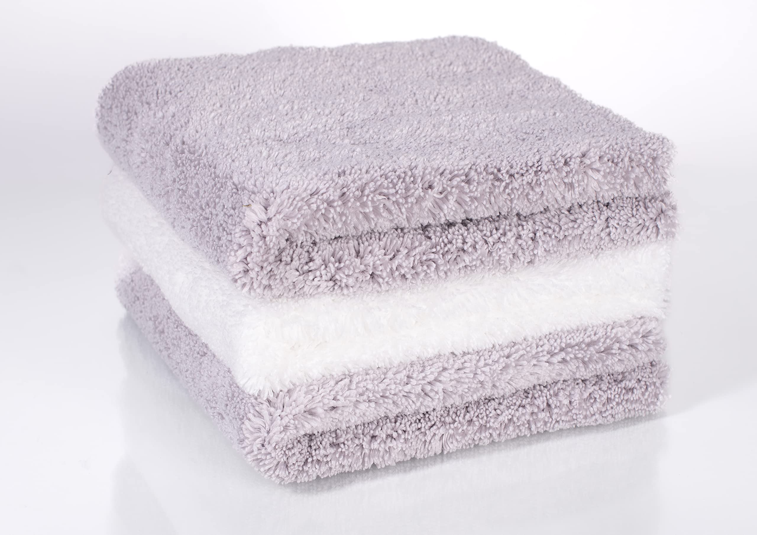 Glart 3 Microfiber Cloths for High-Gloss Kitchens – 40x40 cm, 450 GSM