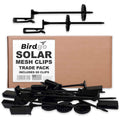 Birdgo Solar Panel Mesh Fixing Clips – No-Drill Nylon Hooks, 60 Pack