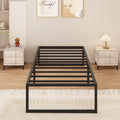 Yicensen Small Single Metal Bed Frame | 75x190cm Platform Bed - Black