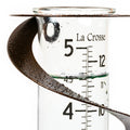 La Crosse Helix Spiral Metal Rain Gauge – Hammered Bronze Artisan Glass