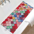 Jolof Store Loofah Shower Mat – 40x100cm Non-Slip Anti-Mould Bath Mat