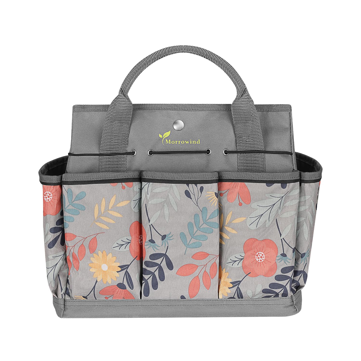 MORROWIND Oxford Garden Tool Tote Bag with 8 Exterior Pockets