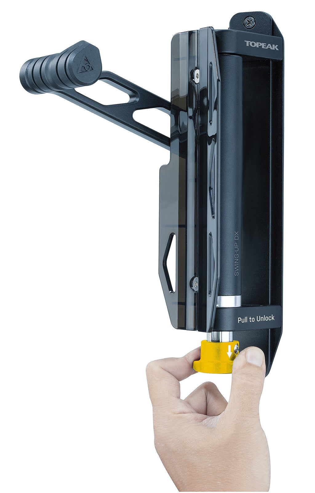Topeak Swing-Up DX Bike Holder – Wall Mount Space-Saving Storage