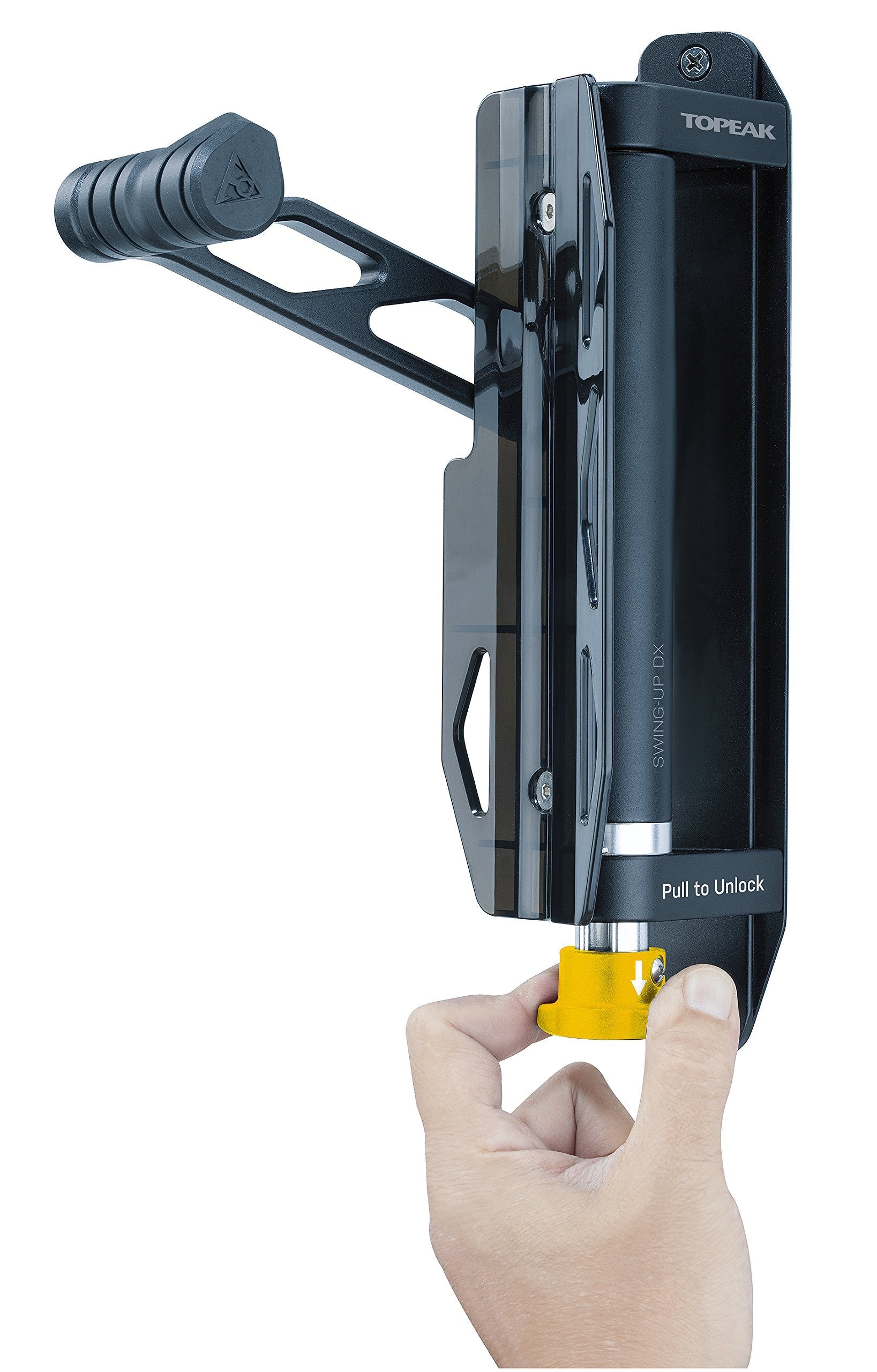 Topeak Swing-Up DX Bike Holder – Wall Mount Space-Saving Storage