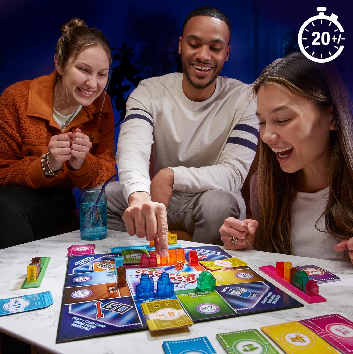 Hasbro Monopoly Chance Card Game – Fast-Paced Family Strategy Board Game