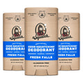 Dr. Squatch Natural Deodorant for Men - Fresh Falls, 3-Pack (2.65 oz)