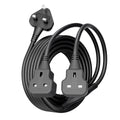 Jolof Store 10m 2-Way Plug Splitter Extension Lead – Heavy Duty Black