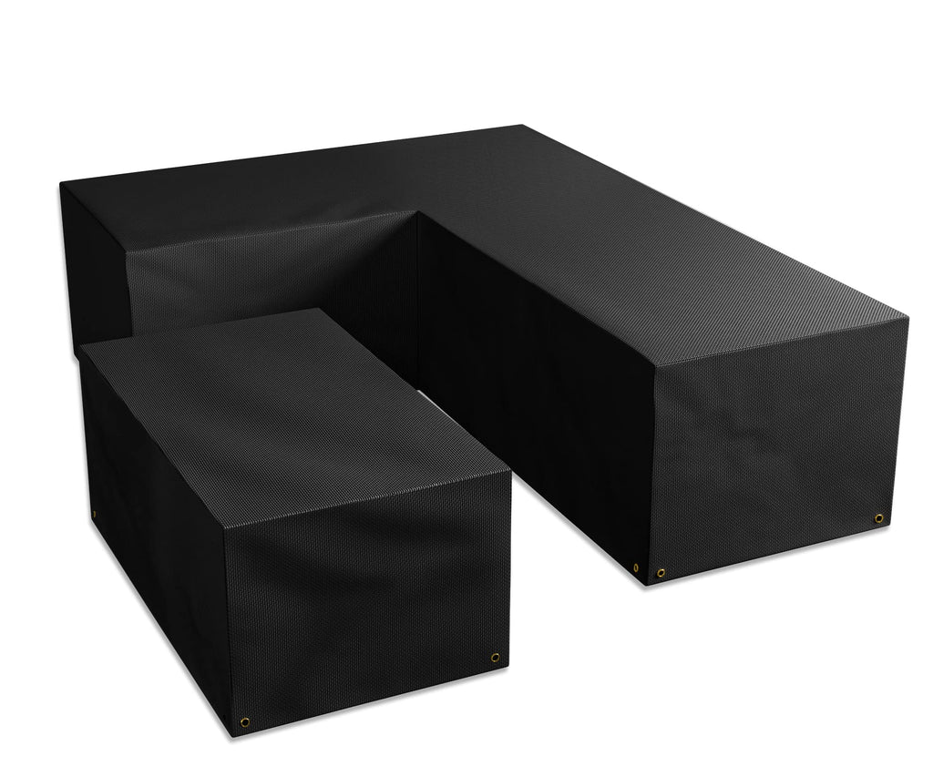 Bosmere L-Shaped Dining Set Cover - Medium Right Side Long, Charcoal