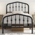 Yaheetech 3ft Single Metal Bed Frame – Vintage Spindle Design, Black