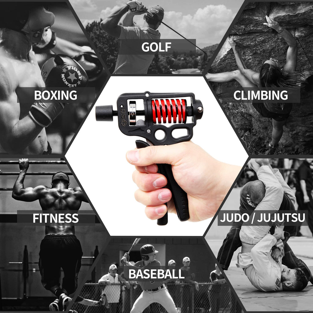 GD Grip Ultra-70 Hand Grip Strengthener | Adjustable 44–154 lbs