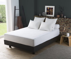 Dodo Cosy Terry Mattress Protector, White, 200 x 160 cm - image 1