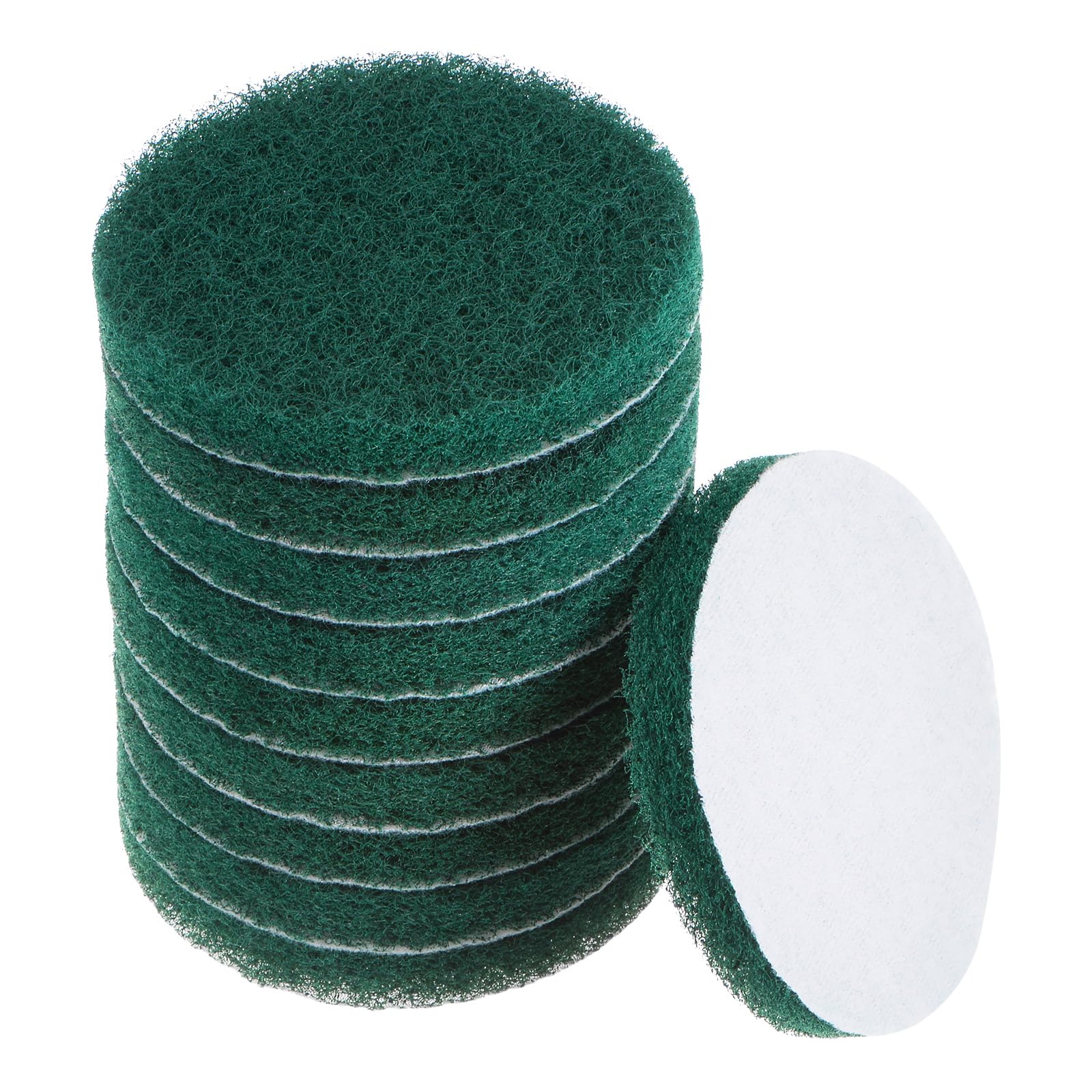 10pcs 5-Inch Drill Scouring Pads – 180-240 Grit Tile Scrubber