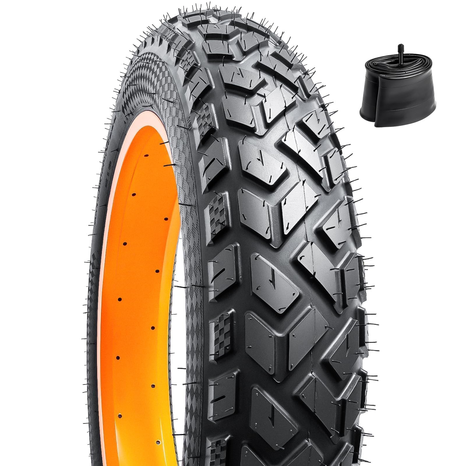 YunSCM 20x4.0 Fat E-Bike Tyre and Heavy Duty Inner Tube Set | 20 Inch
