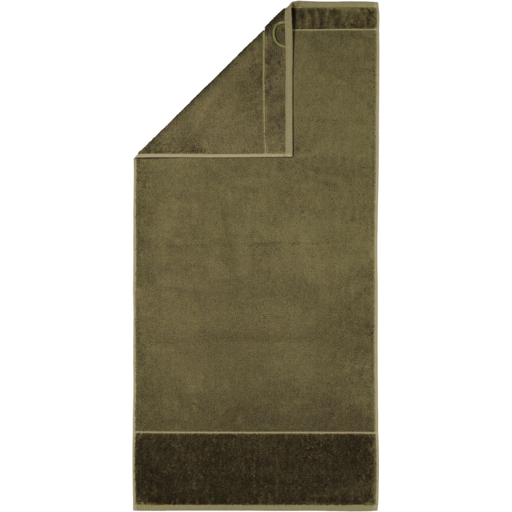 Möve Bamboo Luxe Guest Towel – 30x50cm Cotton & Viscose Blend, Olive