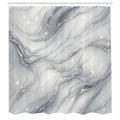 Abakuhaus Marble Print Shower Curtain | Waterproof Fabric Decor, 175x200cm