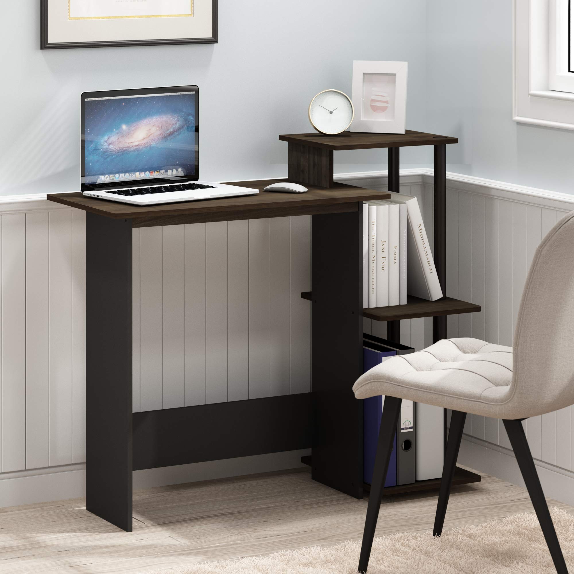 Furinno Efficient Home Computer Desk - Compact Wood Writing Table
