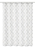 Kleine Wolke Classy Textile Shower Curtain - White Polyester - 180x200cm