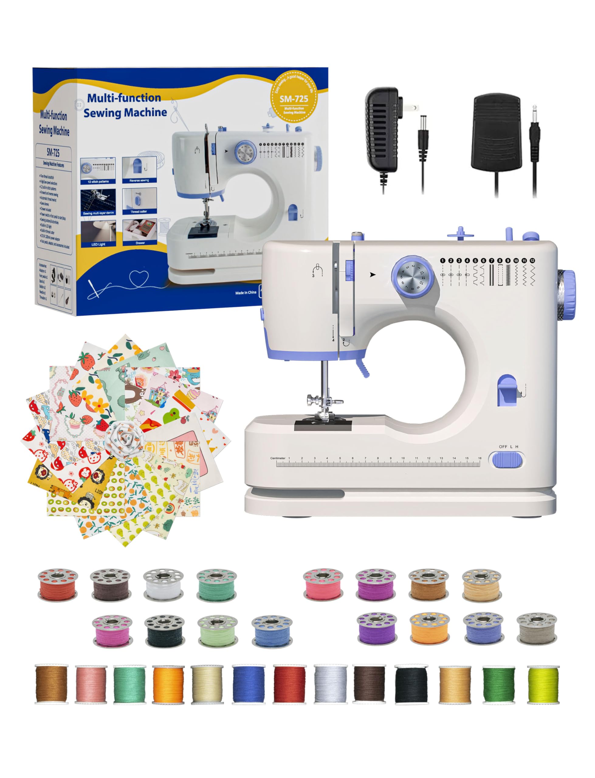 Portable Sewing Machine – 12 Stitches & Kit for Beginners
