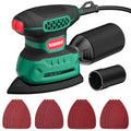 SORAKO Electric Sander – 220W Wood Sanding Machine with 16 Sandpapers