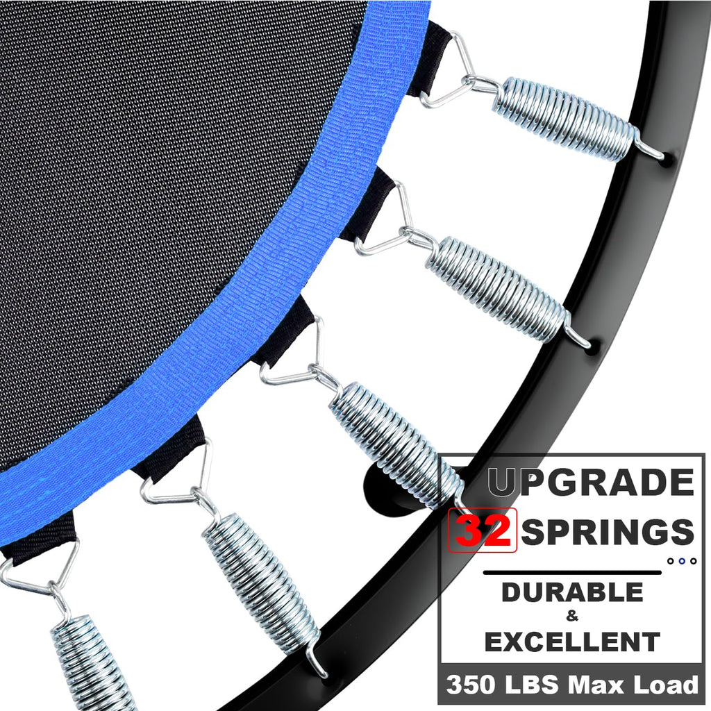 DARCHEN Mini Trampoline Rebounder - 200KG Foldable Indoor Fitness Trainer
