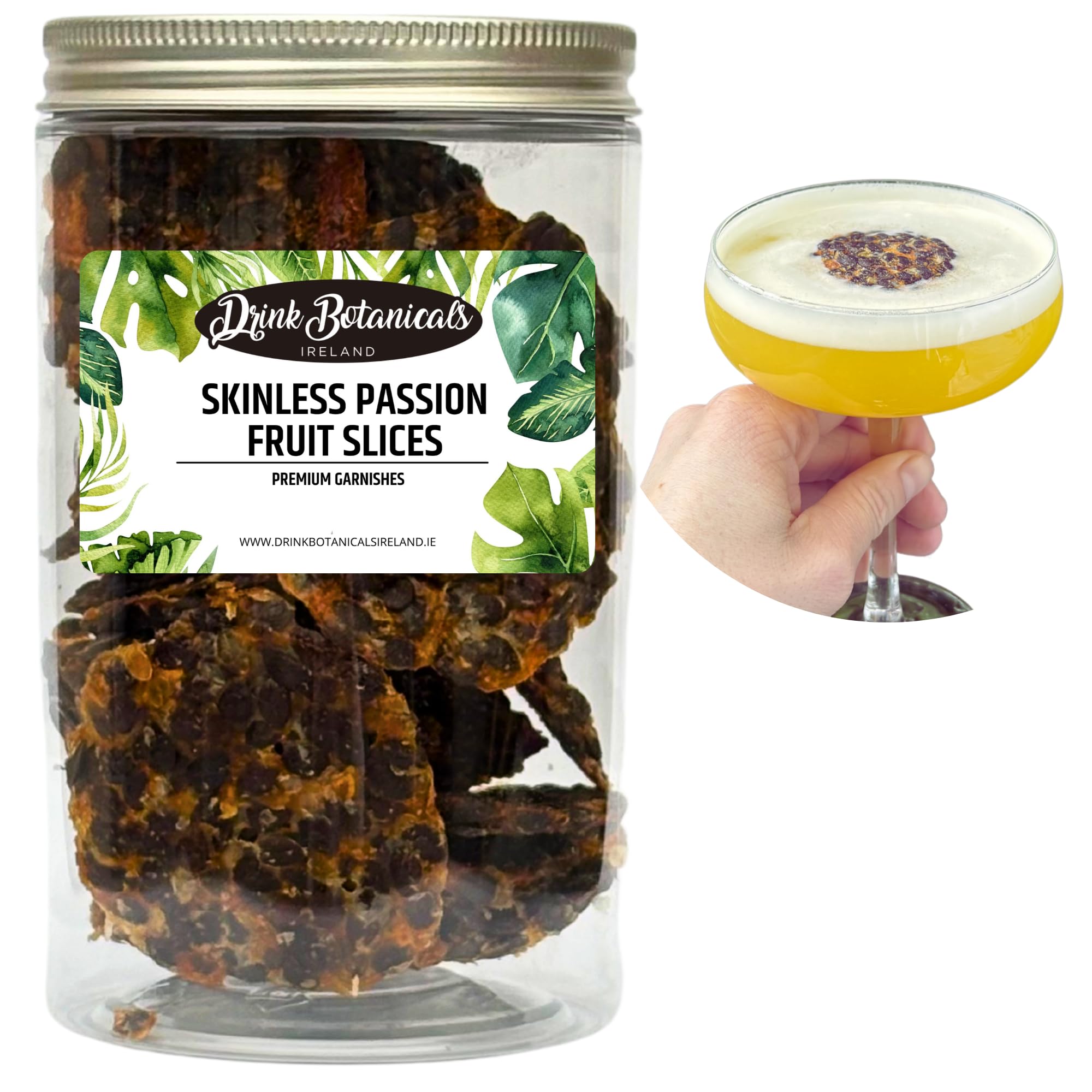 Drink Botanicals Dehydrated Passion Fruit Slices | 100% Natural | 95g