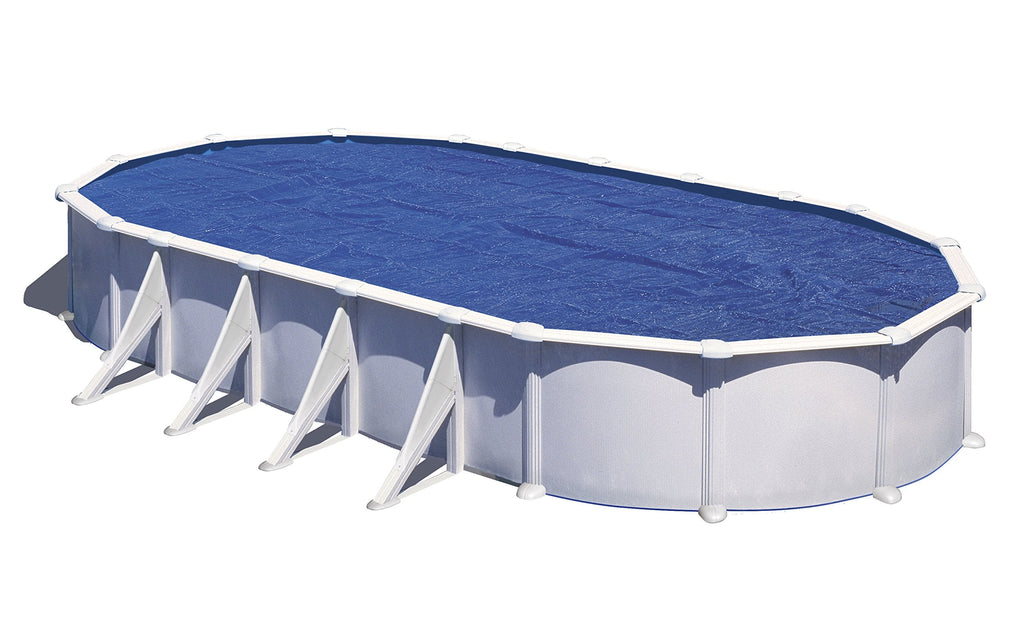Gre Oval Insulated Swimming Pool Cover - 500 x 300 cm Blue Polyethylene