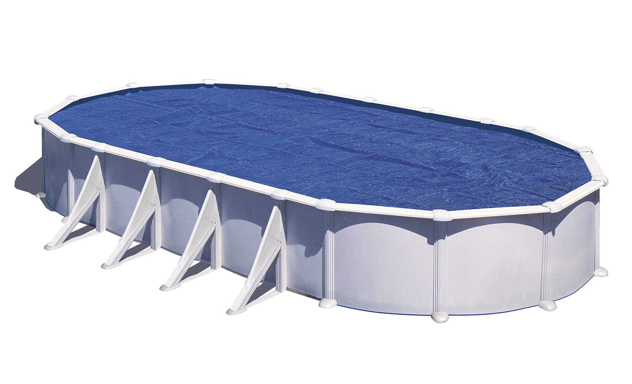 Gre Oval Insulated Swimming Pool Cover - 500 x 300 cm Blue Polyethylene