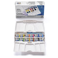 Winsor & Newton Watercolour Half Pan Compact Set | Portable Painting Kit