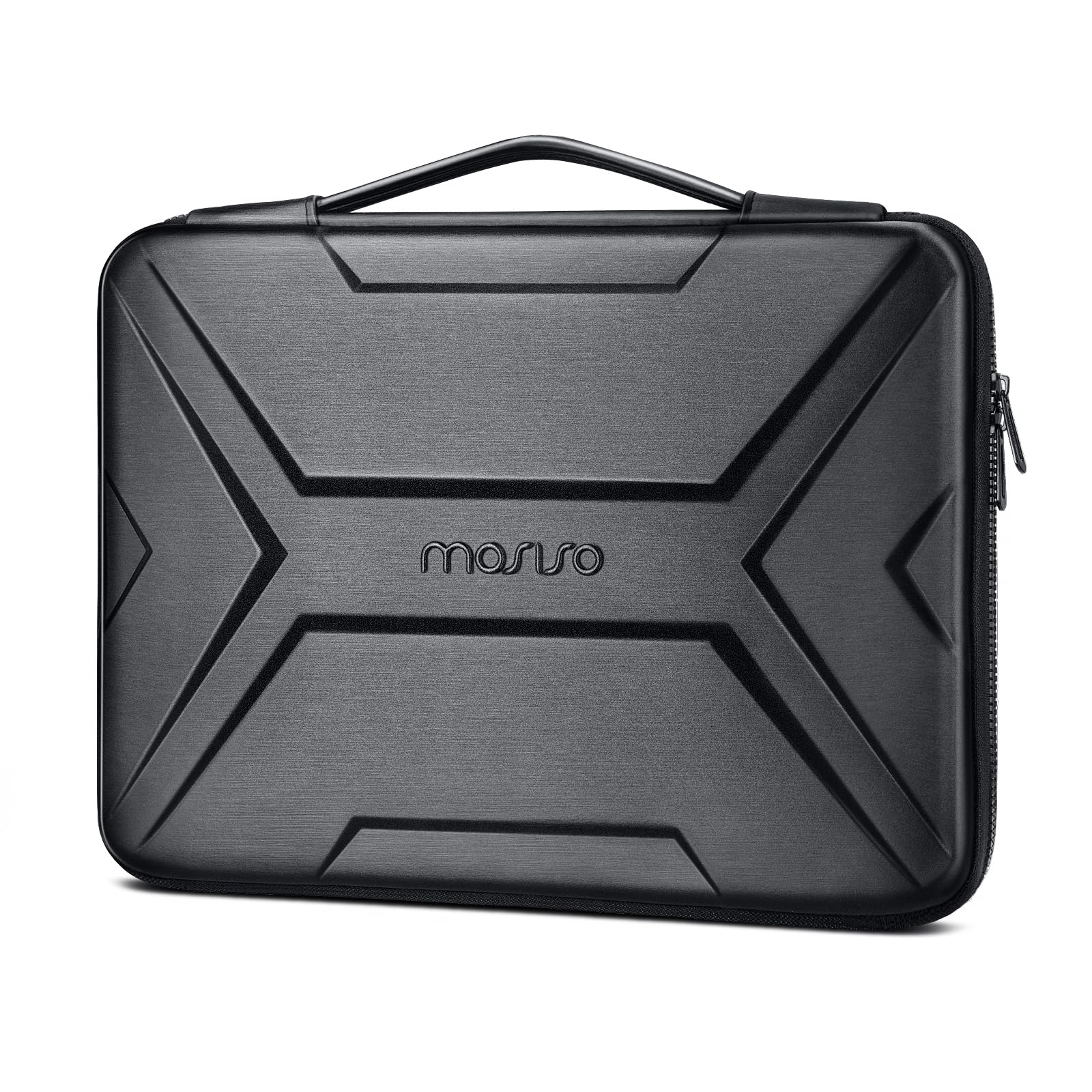 MOSISO 15-16 inch Laptop Hard Case | Shockproof Geometric Sleeve - Black