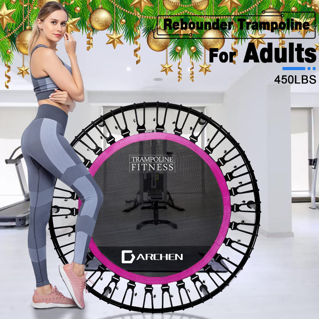 Darchen Mini Trampoline – 200kg Adult Rebounder for Fitness & Cardio