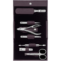 Zwilling Classic Inox 7-Piece Manicure Set | Purple Cow Leather Case