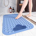 XIYUNTE Non Slip Shower Mat - 70x40cm TPE Bath Mat with Foot Massage
