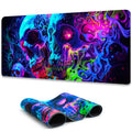 Horror Skull Gaming Mouse Pad – Large Blacklight Desk Mat