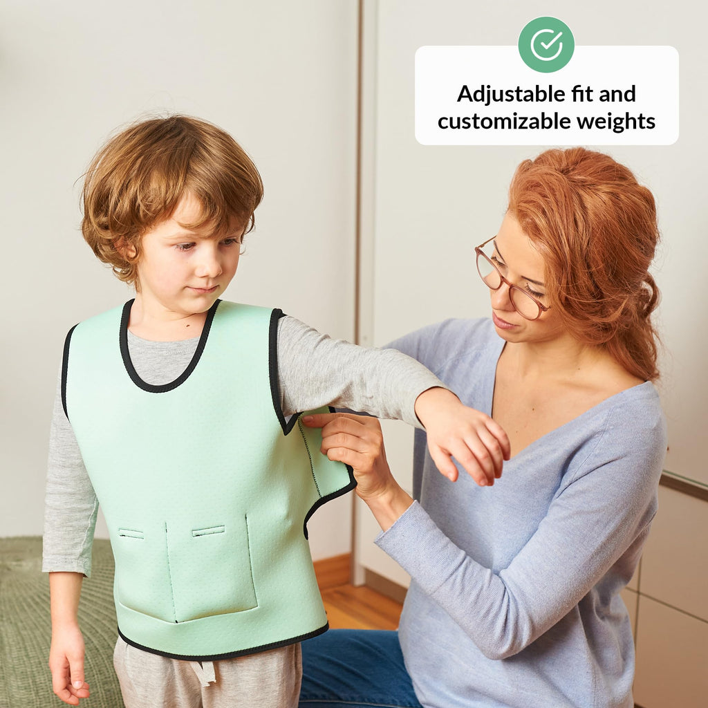 Jolof Store Weighted Vest for Kids – Adjustable Sensory Compression
